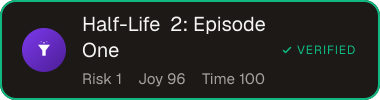 Half-Life 2: Episode One — Sifter score