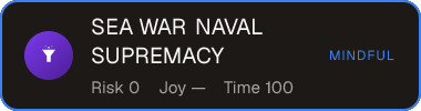 SEA WAR NAVAL SUPREMACY — Sifter score