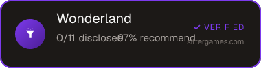 Wonderland — Sifter score
