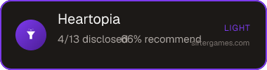 Heartopia — Sifter score
