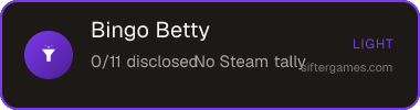 Bingo Betty — Sifter score