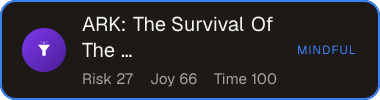 ARK: The Survival Of The Fittest — Sifter score