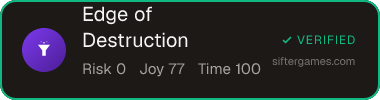 Edge of Destruction — Sifter score