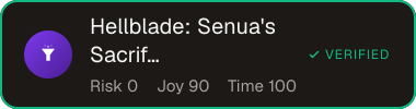 Hellblade: Senua's Sacrifice — Sifter score