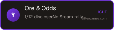 Ore & Odds — Sifter score