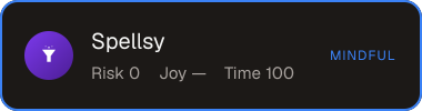 Spellsy — Sifter score