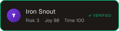 Iron Snout — Sifter score