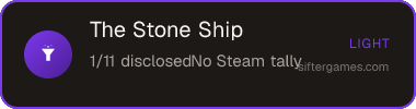 The Stone Ship — Sifter score