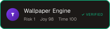 Wallpaper Engine — Sifter score