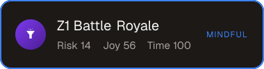 Z1 Battle Royale — Sifter score