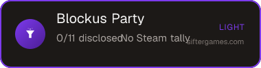 Blockus Party — Sifter score