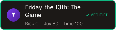Friday the 13th: The Game — Sifter score
