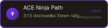 ACE Ninja Path — Sifter score
