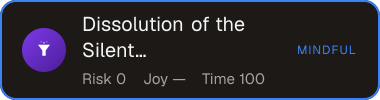 Dissolution of the Silent Union — Sifter score
