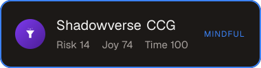 Shadowverse CCG — Sifter score