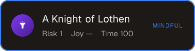 A Knight of Lothen — Sifter score