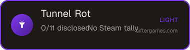 Tunnel Rot — Sifter score