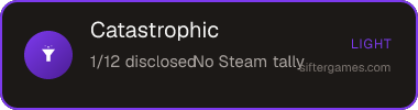 Catastrophic — Sifter score