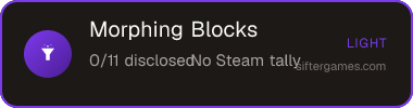 Morphing Blocks — Sifter score