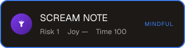 SCREAM NOTE — Sifter score