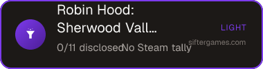 Robin Hood: Sherwood Valley — Sifter score