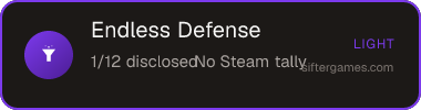 Endless Defense — Sifter score