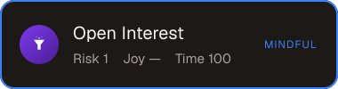 Open Interest — Sifter score