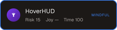 HoverHUD — Sifter score