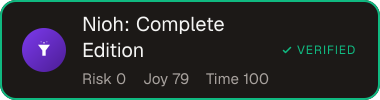 Nioh: Complete Edition — Sifter score