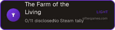 The Farm of the Living — Sifter score