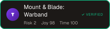 Mount & Blade: Warband — Sifter score