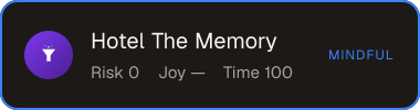Hotel The Memory — Sifter score