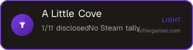 A Little Cove — Sifter score