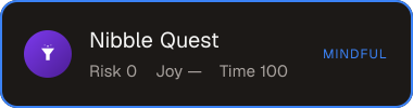 Nibble Quest — Sifter score