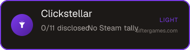 Clickstellar — Sifter score