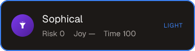 Sophical — Sifter score