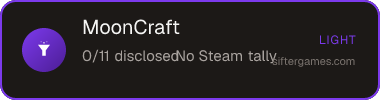 MoonCraft — Sifter score