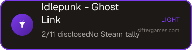 Idlepunk - Ghost Link — Sifter score