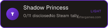 Shadow Princess — Sifter score