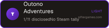 Outono Adventures — Sifter score