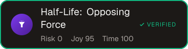 Half-Life: Opposing Force — Sifter score