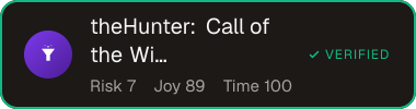 theHunter: Call of the Wild™ — Sifter score