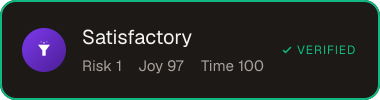 Satisfactory — Sifter score