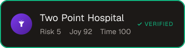 Two Point Hospital — Sifter score