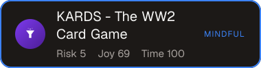 KARDS - The WW2 Card Game — Sifter score