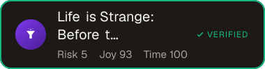 Life is Strange: Before the Storm — Sifter score