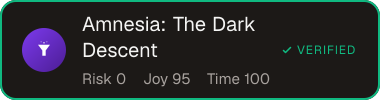 Amnesia: The Dark Descent — Sifter score