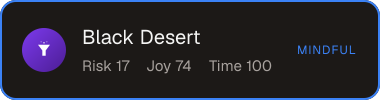 Black Desert — Sifter score