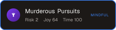 Murderous Pursuits — Sifter score