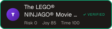 The LEGO® NINJAGO® Movie Video Game — Sifter score